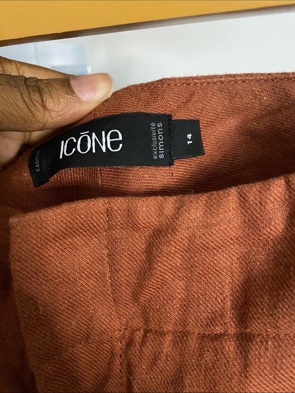 Simons Rust Orange Linen-Blend Jacket - Picture 15 of 17